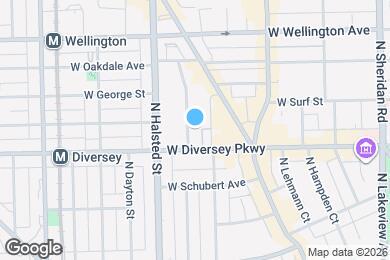 Map image of the property - 2819 N Burling St