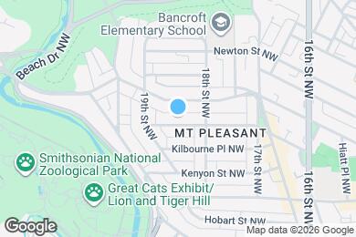 Map image of the property - 1833 Lamont St NW