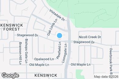 Map image of the property - 8511 Stagewood Dr