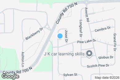 Map image of the property - 2521 Monarchy Ln