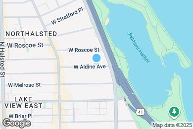 Map image of the property - 420 W Aldine Ave
