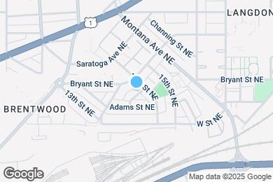 Map image of the property - 1334 Downing Pl NE