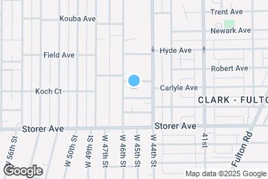 Map image of the property - 3295 W 46th St