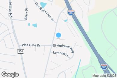 Map image of the property - 24 Jaycee Ct