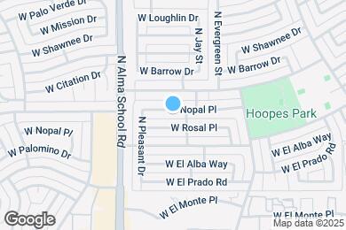Map image of the property - 807 W Nopal Pl