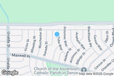 Map image of the property - 5557 Yuba Way