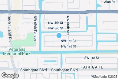 Map image of the property - 6711 NW 1st Ct