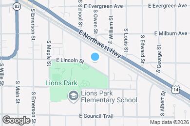 Map image of the property - 531 E Lincoln St