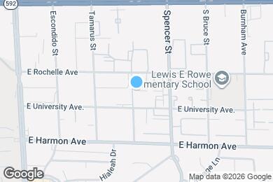 Map image of the property - 4346 Caliente St