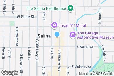 Map image of the property - 134 S Santa Fe Ave