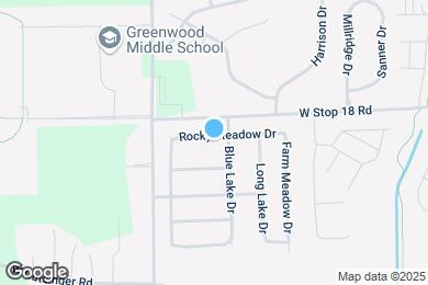 Map image of the property - 623 Rocky Meadow Dr