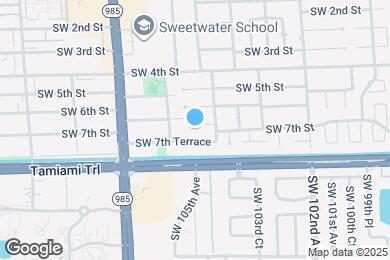 Map image of the property - 10444 SW 7th St