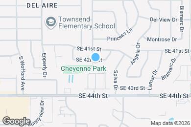 Map image of the property - 4700 SE 42nd St