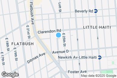 Map image of the property - NEW 1 Bed in Prospect Park South!