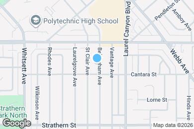 Map image of the property - 8211 Bellingham Ave