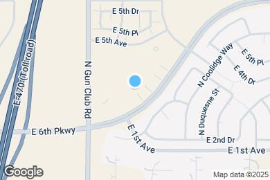 Map image of the property - 23521 E 2nd Pl