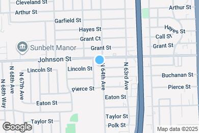 Map image of the property - 800 N 64th Ave