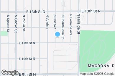 Map image of the property - 1218 N Erie St