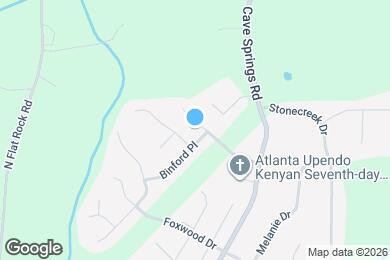 Map image of the property - 1055 Abercorn Way