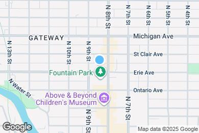 Map image of the property - 818 Erie Ave