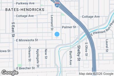 Map image of the property - 944 E Minnesota St