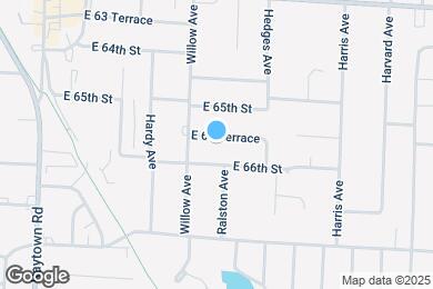 Map image of the property - 10509 E 65 Terrace