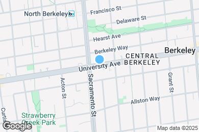 Map image of the property - 1534 University Ave