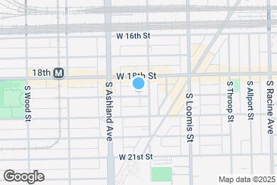 Map image of the property - 1514 W 18th Pl