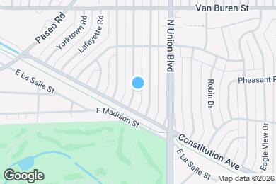 Map image of the property - 2219 N Farragut Ave