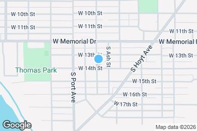 Map image of the property - 1450 W 14th St