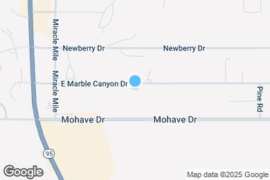 Map image of the property - 1690 E Marble Canyon Dr