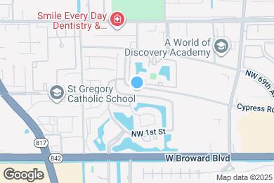 Map image of the property - 7381 NW 1st Manor