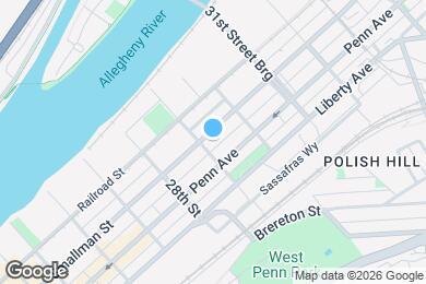 Map image of the property - The Smallman Flats