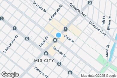Map image of the property - 320 N Carrollton Ave