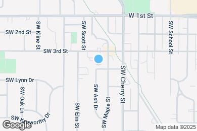 Map image of the property - 708 SW 4th St