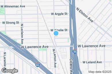 Map image of the property - 4858 W Gunnison St