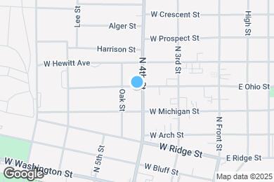 Map image of the property - 529 N 4th St