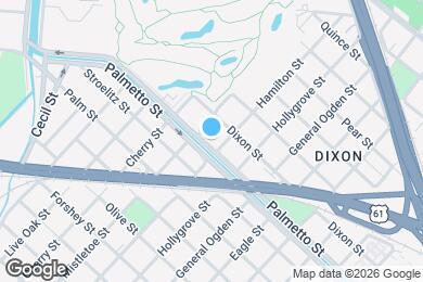 Map image of the property - 9115 Palmetto St