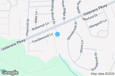 Map image of the property - 213 Walnut Creek Dr