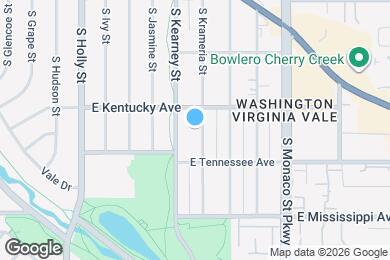 Map image of the property - 925 S Krameria St