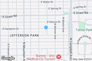 Map image of the property - 1590 E Hampton St