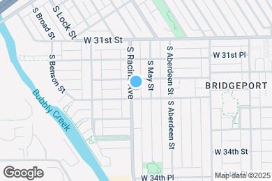 Map image of the property - 3215 S Racine Ave