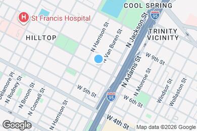 Map image of the property - 1103 W 7th St