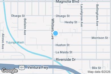 Map image of the property - 4936 Whitsett Ave