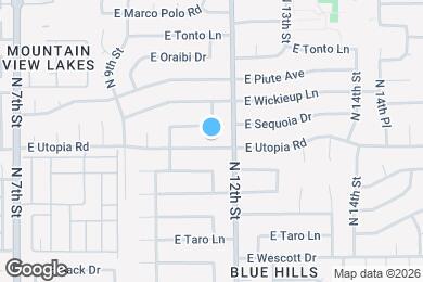 Map image of the property - 1102 E Utopia Rd