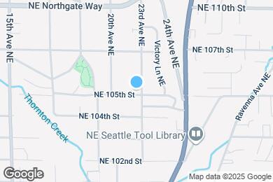Map image of the property - 10503 23rd Ave NE