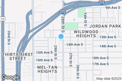 Map image of the property - 1311 28th St S