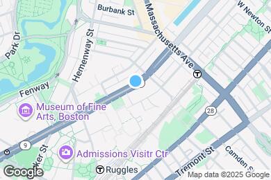 Map image of the property - 320 Huntington Ave