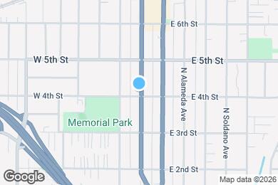 Map image of the property - 405 N San Gabriel Ave
