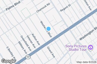 Map image of the property - 3742 Westwood Blvd